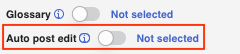 Auto PE setting